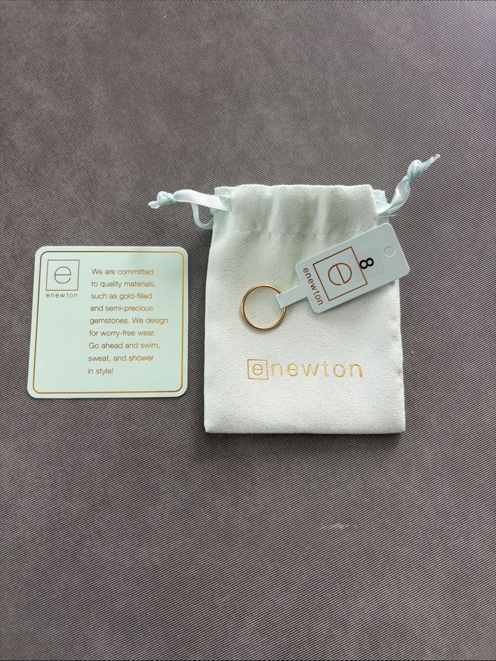 enewton Gold Everyday Stackable Ring Size 8